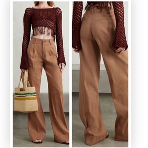 ALICE + OLIVIA Tomasa High Rise Pleated Pants size 4 NWT $350